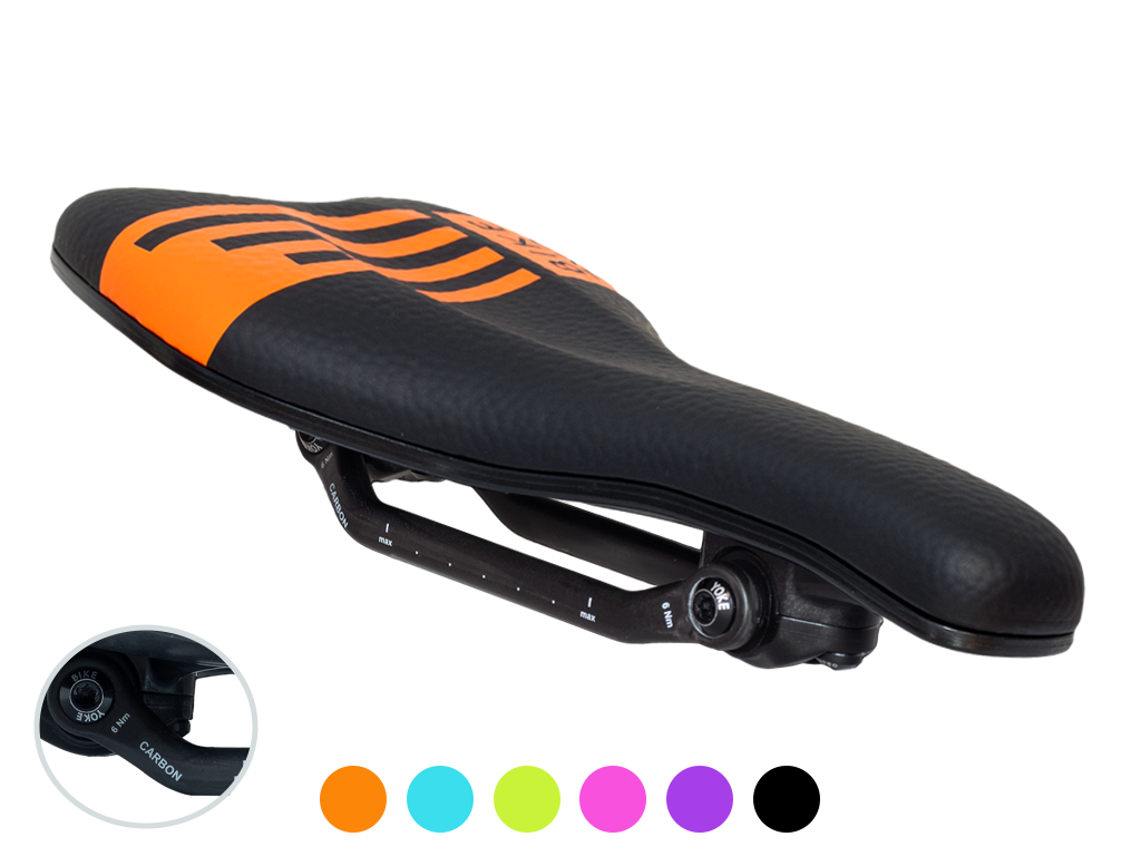 BikeYoke Sagma Carbon - lightweight mountain bike saddle with BikeYoke Sagma Carbon - lightweight mountain bike saddle with